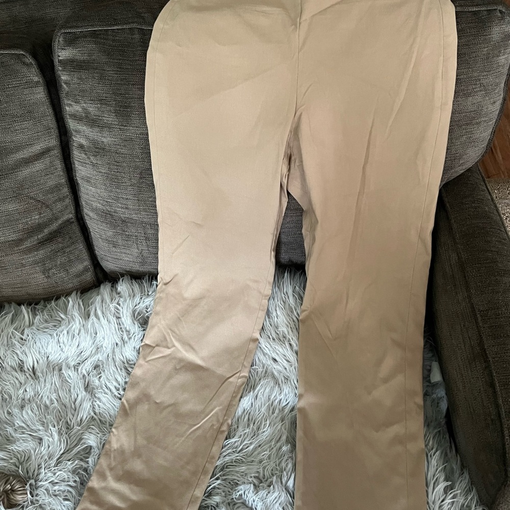 Gently used khaki stretch pants